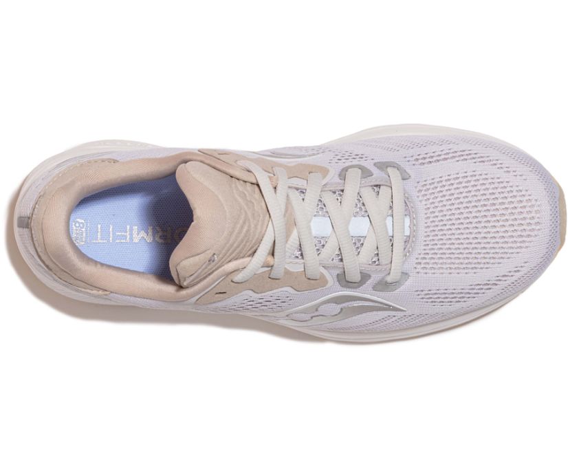 Women's Saucony Ride 14 Running Shoes Beige | Singapore 194SGLO